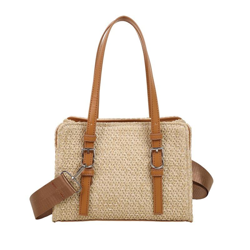 Seaside Vacation Beach Bag Women's New Casual Messenger Bag Popular Versatile Woven Straw Bag