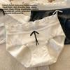 Big Size Girls Spring and Autumn Pure Cotton 10A Antibacterial Extended Crotch Waist Triangle Briefs