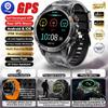 New Military Outdoor Dual-Band GPS Track Smartwatch Men Bluetooth Call Compass Swimming Grade 5ATM Waterproof Smart Watches