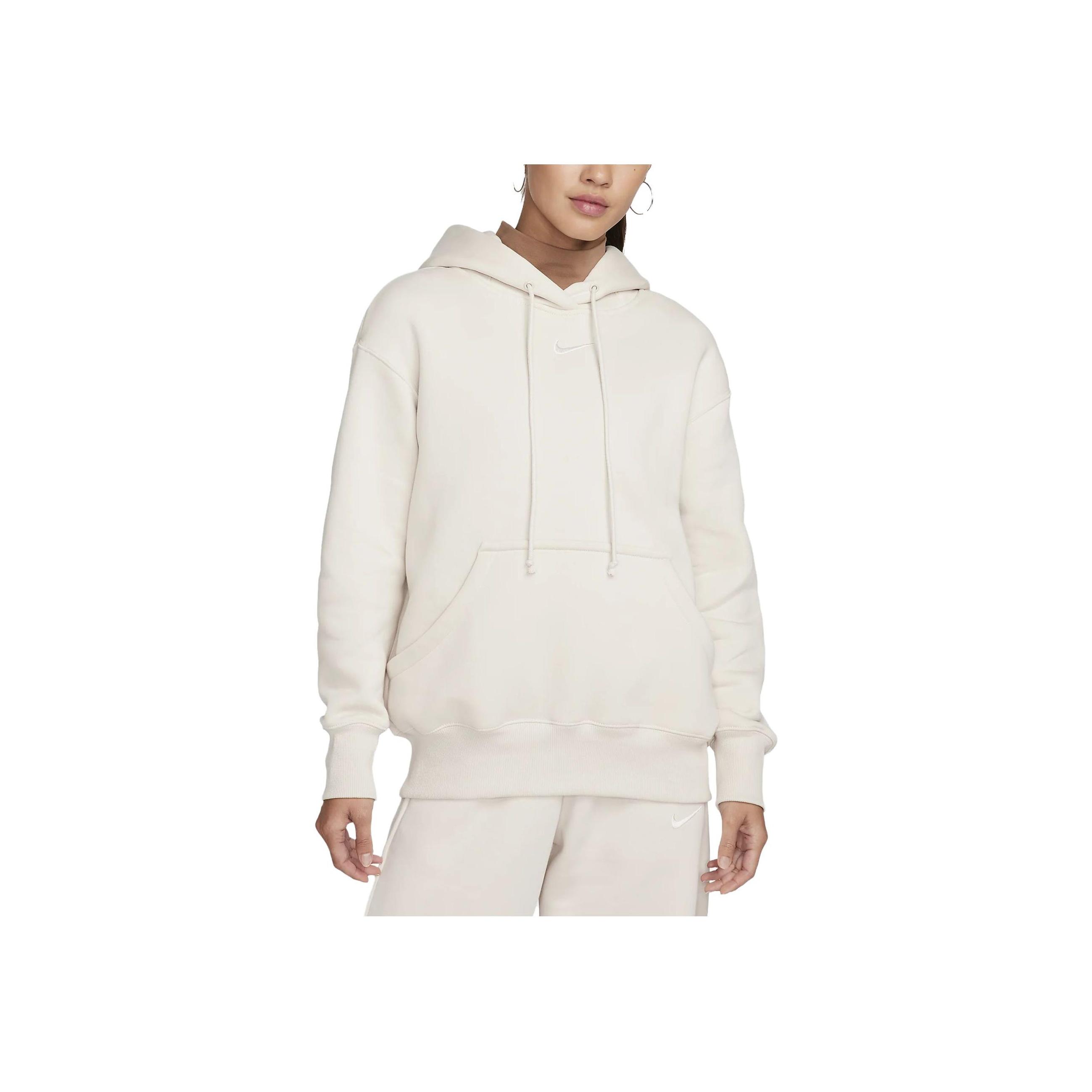 

Nike Толстовка с капюшоном большого размера для женщин, коричневые толстовки DQ5861-104 S