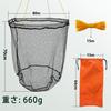 PRO FISHING Drop Landing Net, 80*80cm, Fishing Net with Bag, Large Storage, Landing Net, 15m