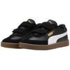 Puma Club II Era Suede Leather Comfortable Soft Low Top Kids Skate Shoes Kids sneaker Black White 402307-01