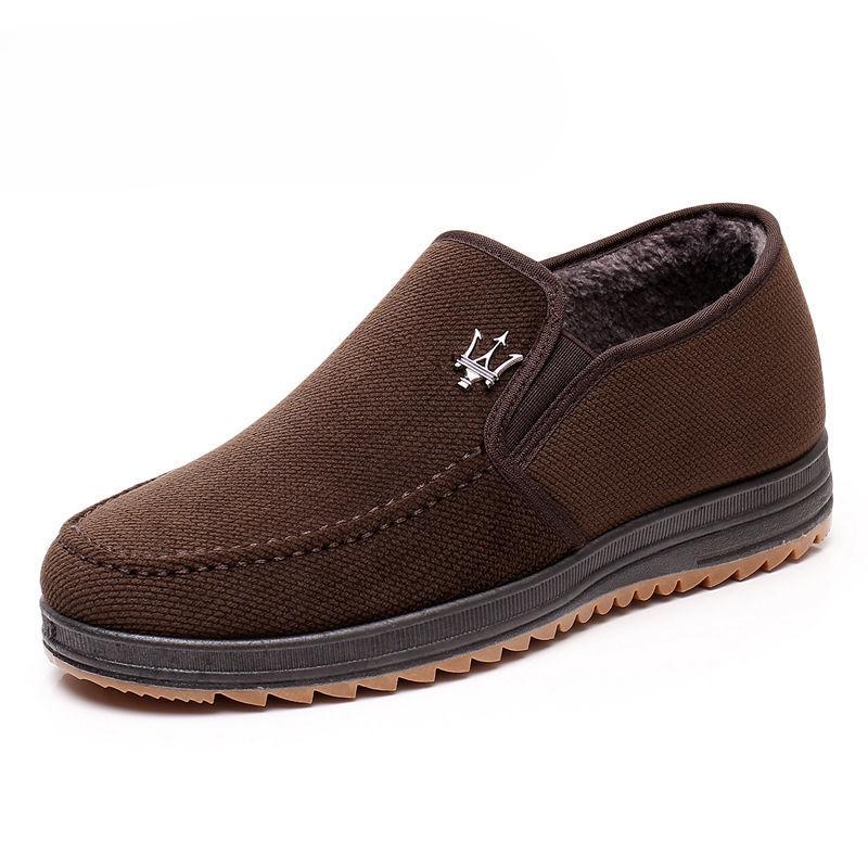 New Cotton Shoes for The Middle-aged and Elderly, Fleece Warm Cloth Shoes, Casual Shoes