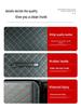 Trunk Storage Box: Multifunctional Folding Car Organizer with Logo-Printed Leather