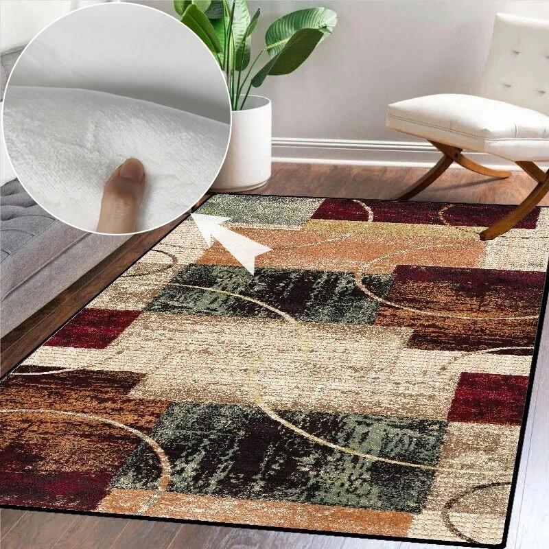 Nordic Striped Rugs for Living Room Decor Plaid Patten Rug Home Decorations Carpets for Bedroom Large Area Carpet Non-slip Mat