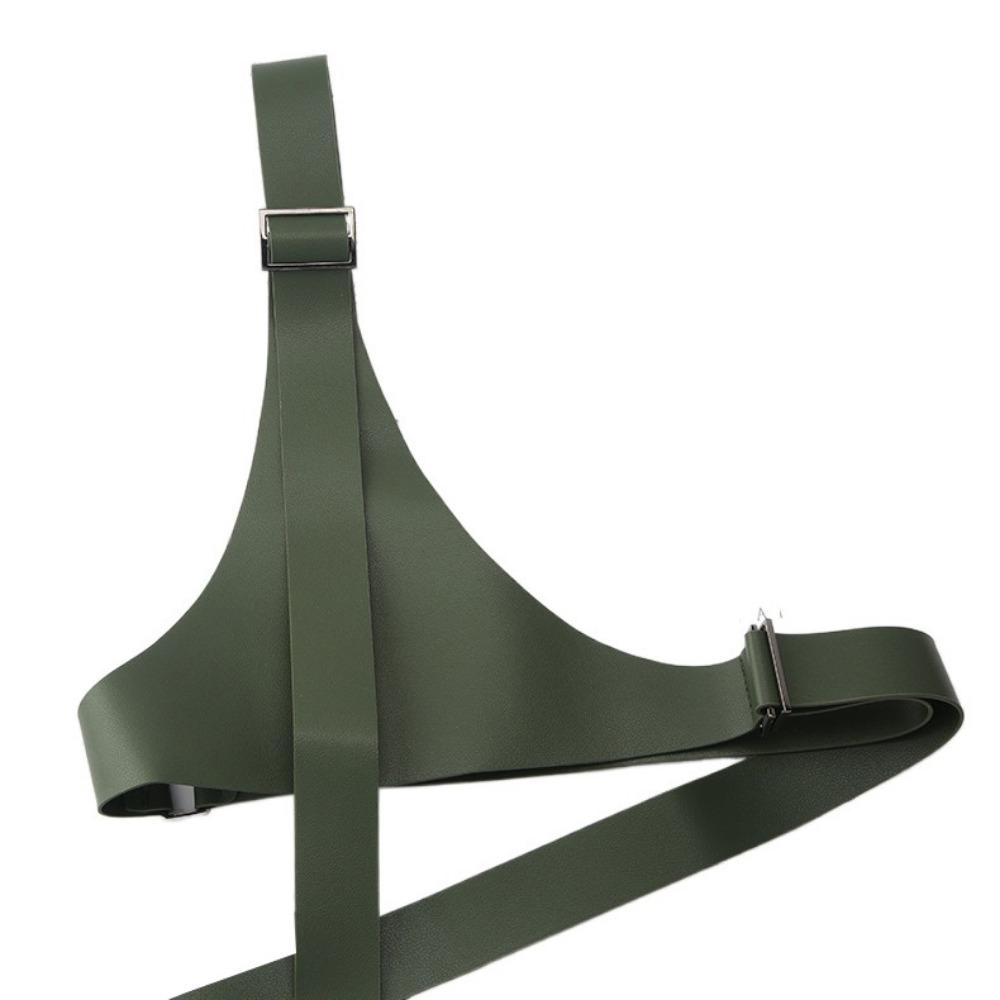 Punk Women Waist Harness PU Leather Body Suspender Fashion One-shoulder Strap Belt  Dress Suit