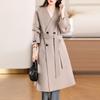 Autumn and winter new double-sided wool coat women's medium and long temperament loose and thin wool coat