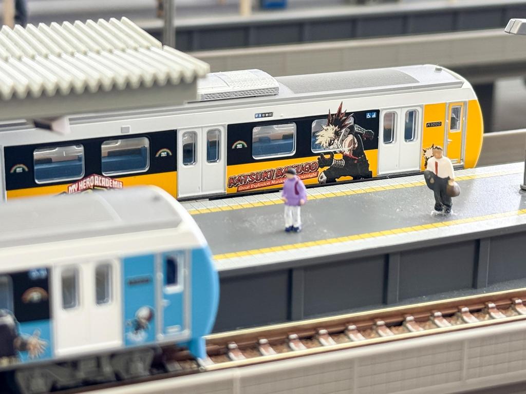 Railway Collection Tetsuro Shizuoka Railway A3000 Series My Hero Academia Bakugo Katsuki Set Diorama Supplies 2-Car