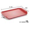 Homeglen Thickened Non-slip Plastic Rectangular Serving Tray