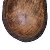 Divit Shilp Natural Wooden Tray, Serving Bowl for Salad, Veggies and Fruits, Large Deep Tray for Family, Party (Bark Edge Wavy Bowl)