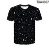 Astronaut Space Milky Way Universe 3D Printed T Shirts Casual Men Women Children Fashion Boy Girl Kids Streetwear Cotton Tops