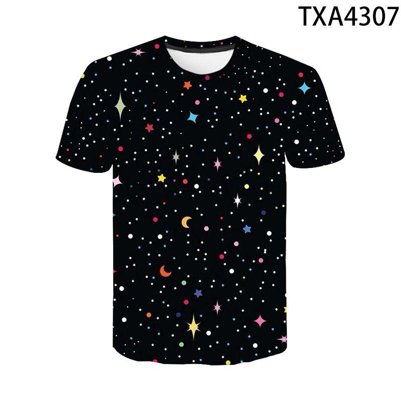 Astronaut Space Milky Way Universe 3D Printed T Shirts Casual Men Women Children Fashion Boy Girl Kids Streetwear Cotton Tops