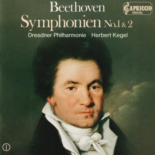 

CD BEETHOVEN - Symphonien No.1 & 2 Dresdner Philha 10001 Capriccio 1984 Germany Classical Used