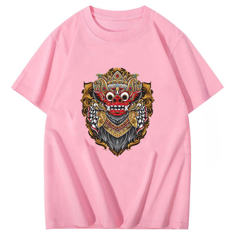 Cambodia Hanuman Dance Printed Women Unisex T-shirt Stylish and Comfortable Short Sleeved Tops Available In Cotton