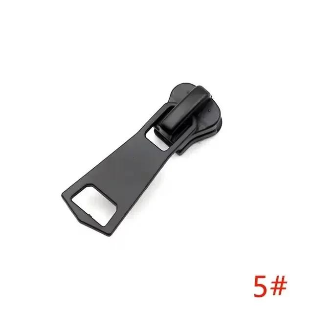5/10Pcs 3# 5# 8# 10# 15# Zipper Sliders for Resin Zips Tape Replaceable Zippers Head Puller Jacket Coats Zip Repair Sewing Craft