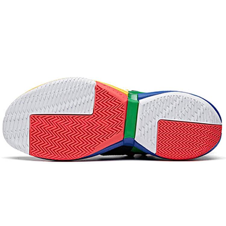 Anta Airspace 2 Synthetic Leather Cushioning Slip Resistant Abrasion Resistant Low top Basketball Shoes Men's 112011606-5
