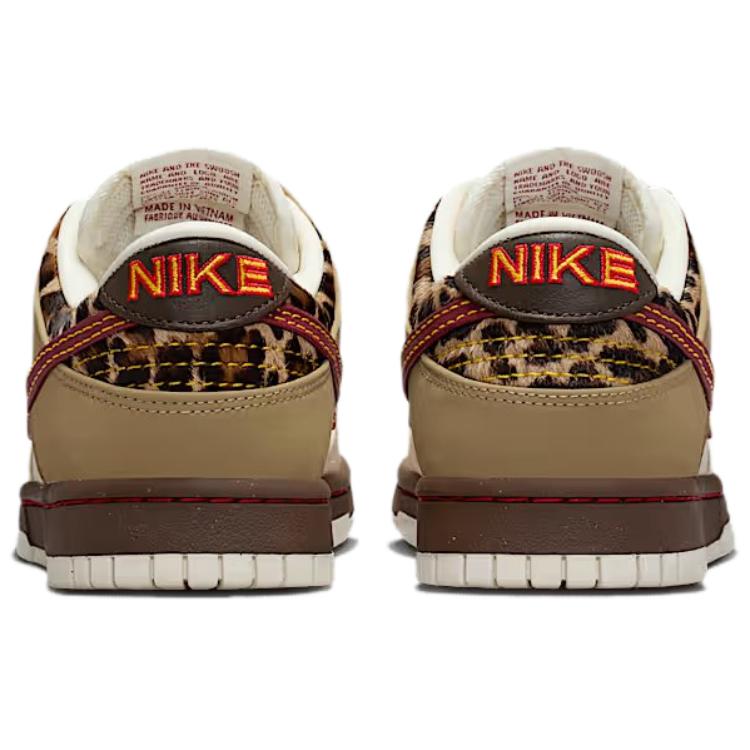 Nike Dunk Low Khaki Team Red Adidași Damă Cafeniu Maro Baroc Alb Perlat IM6687-262