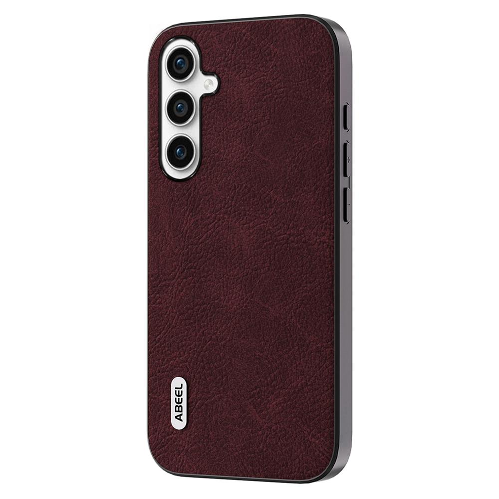 ABEEL For Samsung Galaxy S23 FE Litchi Texture Cover PU Leather+PC+TPU Cell Phone Case