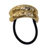 Metal Decor Hair Ring Adjustable Elastic Ponytail Hair Cuff Bracelet Alloy Back Head Hair Tie Hair Accessory