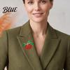 Pumpkin Brooch Pin Rhinestone Brooch, Lapel for Halloween Thanksgiving Harvest Festival, Autumn Clothing Accessory Suits Coats Bags Decorative Pins