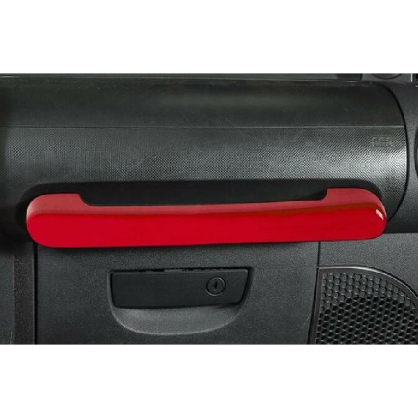 Red Co-pilot Handle Decor Cover Trim for Jeep Wrangler JK 2007-2010 Accessories
