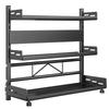 miflame 2-Tier Kitchen Countertop Spice Rack with Knife Holder