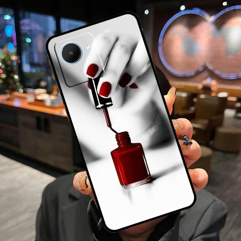 

Косметический Чехол для Лака для Ногтей Для Realme 14 Pro Plus 13 12 11 15 GT6 GT7 Pro C55 C51 C35 C53 C61 C65 C67 C63 C71 C75 Realme 13 Pro Plus