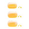 Portable Hamster Cage Clear Comfortable Convenient Outgoing Habitat Breathable for Guinea Pig Small Animals Hedgehog Mice
