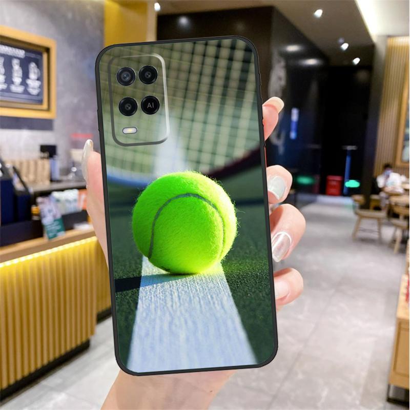 Tennis Sport Case For Oppo A96 A76 A16 A17 A18 A60 A80 A40 A38 A58 A78 A98 A94 A74 A54 A15 A57 A77 A5 Pro
