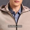 Antonio Men's Detachable Hooded Merino Wool Blend Jacket