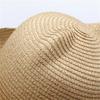 Cute Baby Solid Color Hat With Ears Summer Straw Hat Children Beach Sun Hats