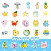 100 Kleine Größe 4cm Klein Frisch Tier Mix and Match Kinder Niedliche Cartoon Doodle Aufkleber