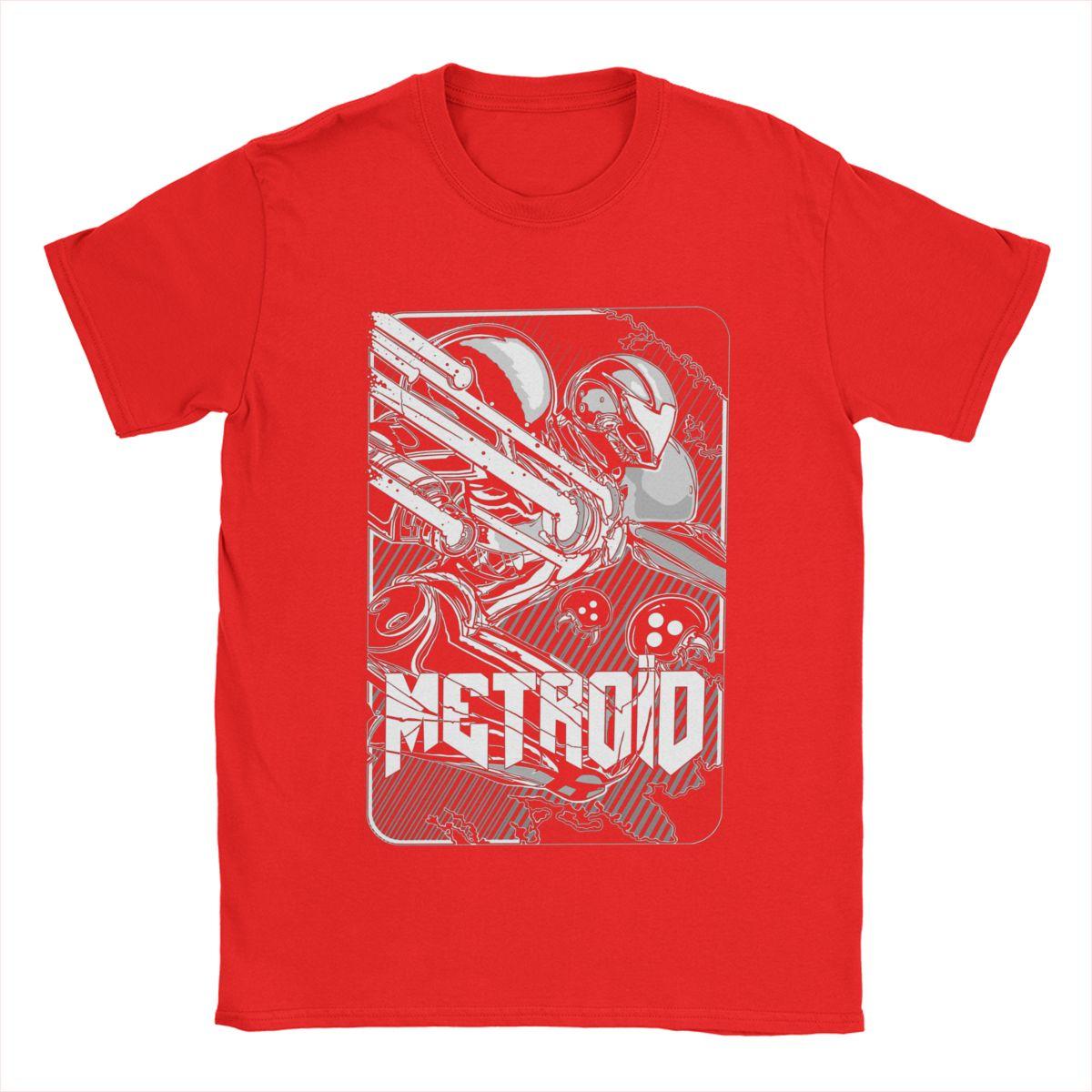 

Super Metroid Men s Women s T-Shirt Game Casual T-Shirt Short Sleeve Crew Neck T-Shirt Cotton Plus Size Clothes 4XL