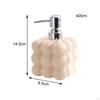 Ceramic Liquid Soap Dispenser Ceramics Bathroom Bottle Empty Pump Lotion