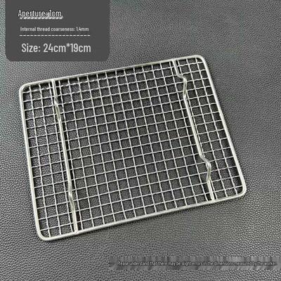 304 Stainless Steel Rectangular BBQ Grill Net with Legs