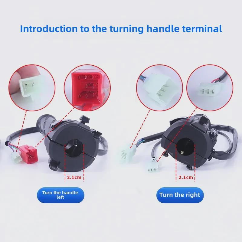 Electric Vehicle 4-Gear Throttle with P Gear Inching Speed Control Handle