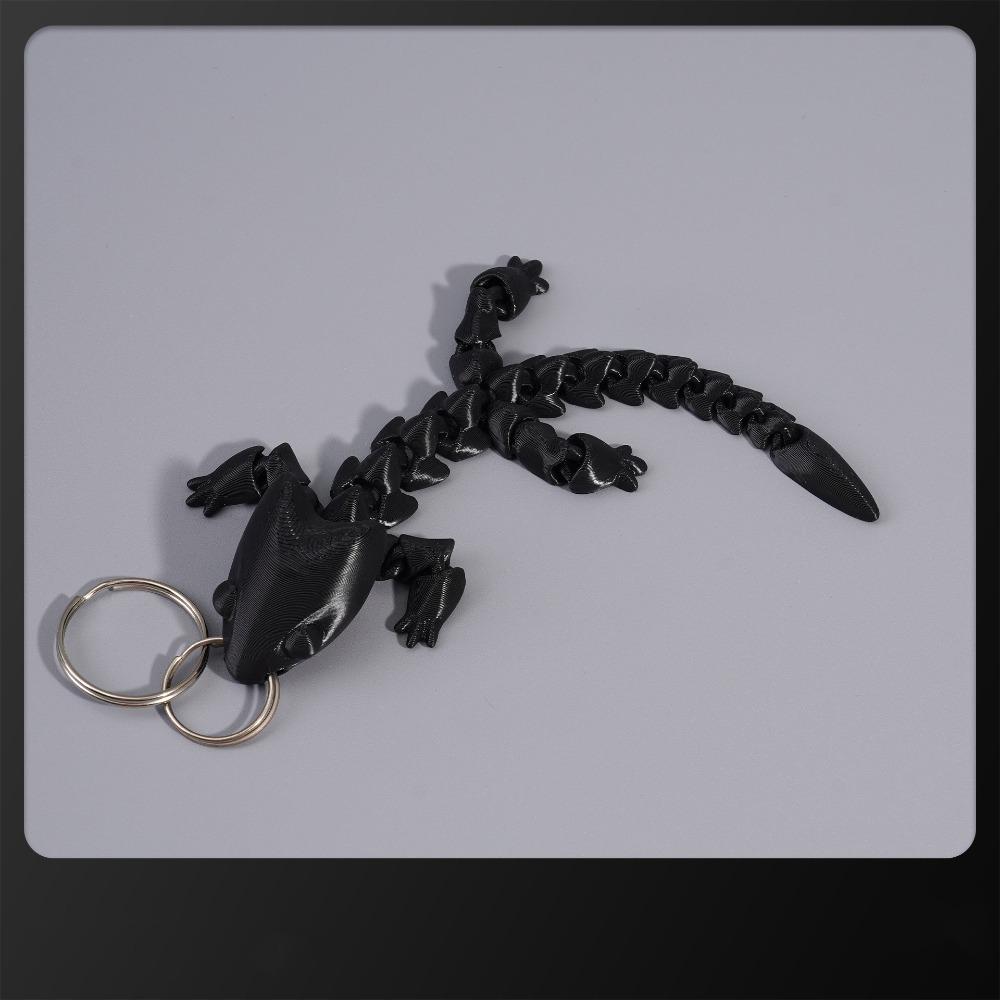 Fidget Toy Adjustable Body Joints Pendant Charms Articulated Dragon Lizard Toy  Kids Toy