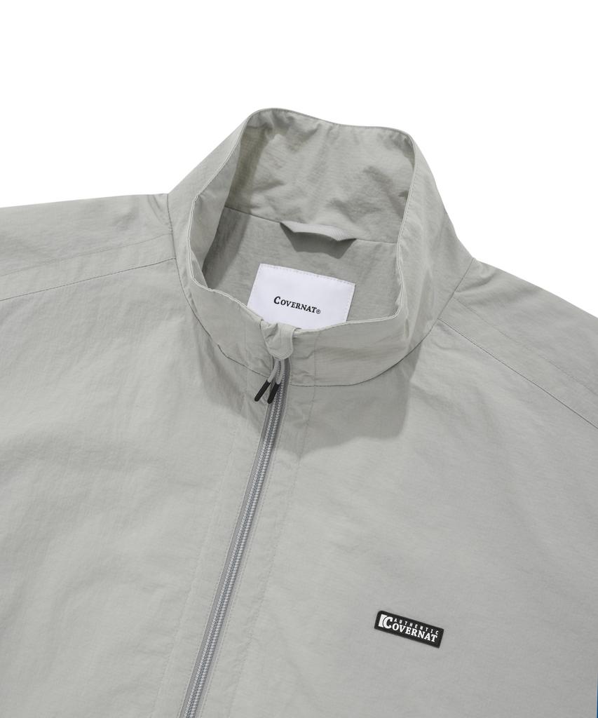 COVERNAT Big Logo Track Jacket Light Grey