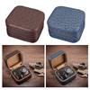 Elegant PU Leather Watch Case 2 Slots Timepieces Organizer Fashionable Watches Travel Pouch for Jewelry Enthusiasts