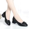 Spring Leather Shoes for Women, Soft Leather and Soft Soles, Ladies' Single Shoes, Work Shoes, Fashionable and Lightweight Leather Shoes