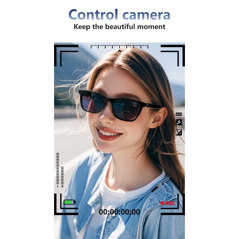 Smart glasses, Bluetooth glasses blue light lenses magnetic sunglasses UV resistant listening to music and making calls
