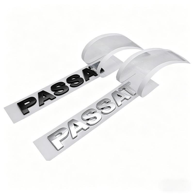 Passat Car Sticker, Rear Emblem Modification, Abs Car Emblem Sticker, 3d Custom Car Decal