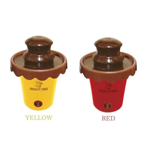 applife Chocolate Tower Red | Chocolate Fountain, Chocolate Fondue Tower, for Home Use, Desserts, Baking, Chocolate-Covered, Parties, Birthdays, Valen