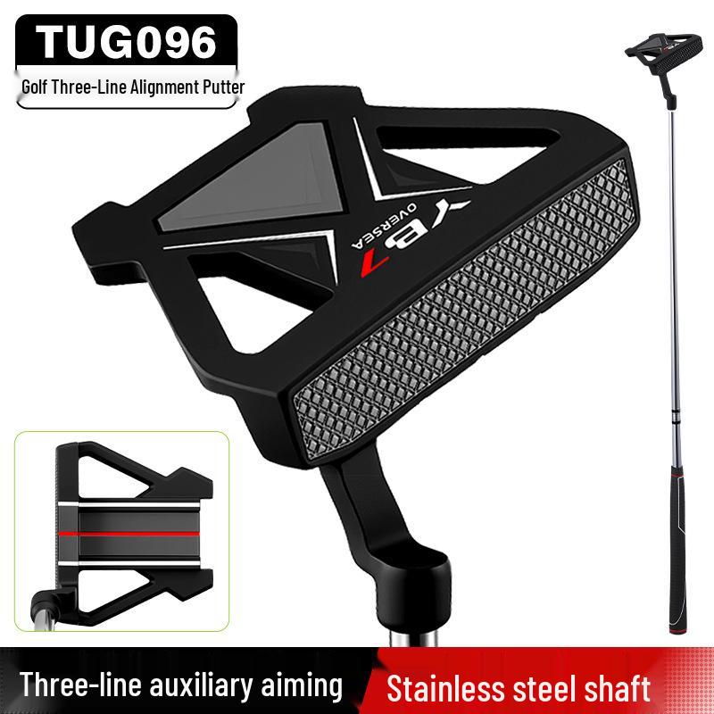 PGM Three-Line Aiming Putter: Stable, Low Center of Gravity for High Forgiveness and Precision in Golf