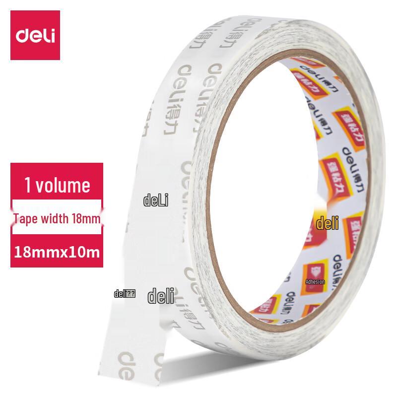 Deli 30413 Cotton Paper Double-Sided Tape белый