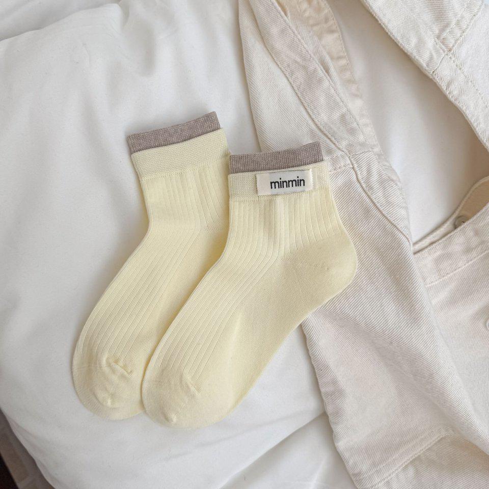 

2026 Summer Girls White Sports Ankle Socks - Breathable, Antibacterial, Odor-Resistant One Size