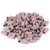 Kapturki Do Manicure I Pedicure Mandrele Nakładki Ścierne Mini Cylinder 3Mm Gradacja #240 Różowe 50 Szt.