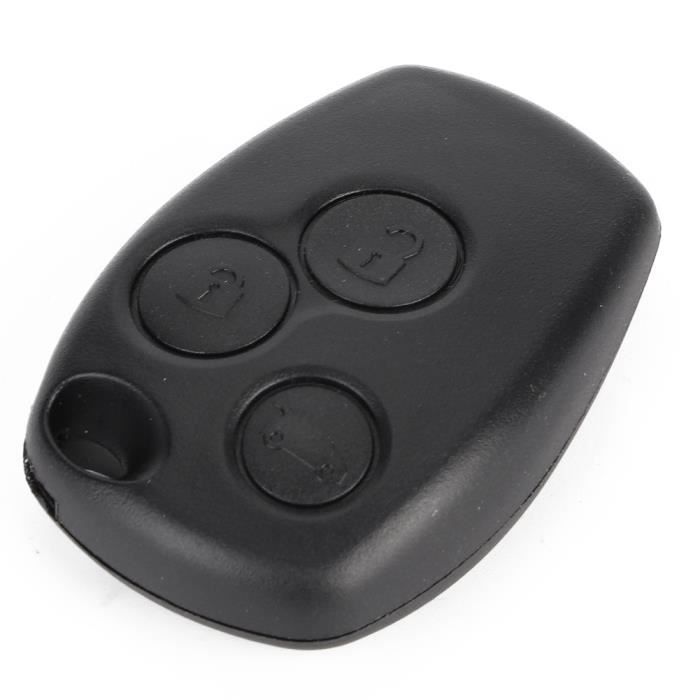 Ashata Key Cover 3-Button Car Remote Control Shell Case for Renault Logan Sandero Clio Fluence