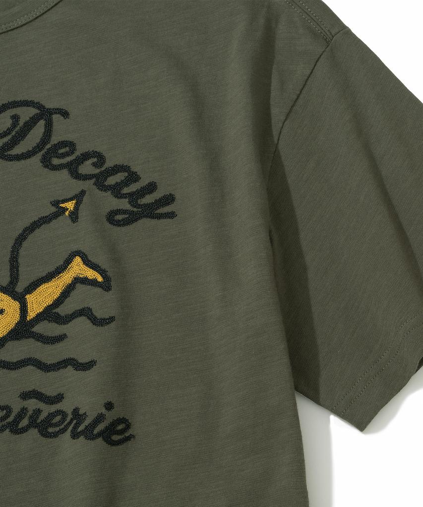 NOT4NERD Swim In Decay Regular Fit T-Shirts - Khaki