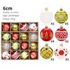Christmas Tree Baubles Assorted Shiny Glitter Holiday Ornaments for Xmas Tree Decor Home Party Festive Decorations
